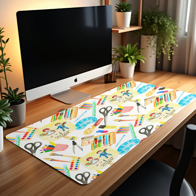 Polyester Desk Pad, 23.6x13.8
