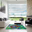 Tapis abstrait bleu-155048267