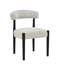 Chaise de salle à manger rembourrée moderne en chenille (ensemble de 6)-1720280406