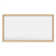 Amara Tempered Glass and Aluminum Alloy Framed French Cleat Mounted Wall Mirror
