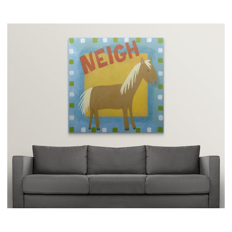 Abramson Neigh 'Megan Meagher, art textuel, H 35 po x l 35 po x P 1,5 po, Toile