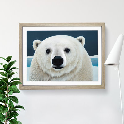 Incomprehensible Polar Bear - Single Picture Frame Print