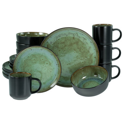 Nordic Fjord Creatable Dinnerware - Set of 16