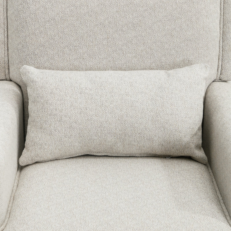 Arene Upholstered Armchair, Beige Linen