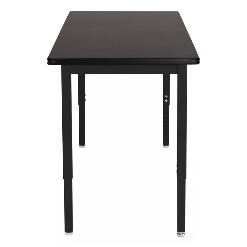 Table scientifique à hauteur ajustable, H 37,25 po x L 72 po x l 24 po, Plastification sous haute pression