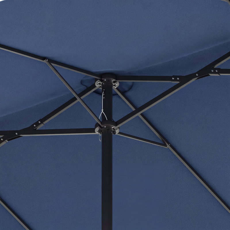 15FT Rectangular Patio Umbrella With Misting System, Navy