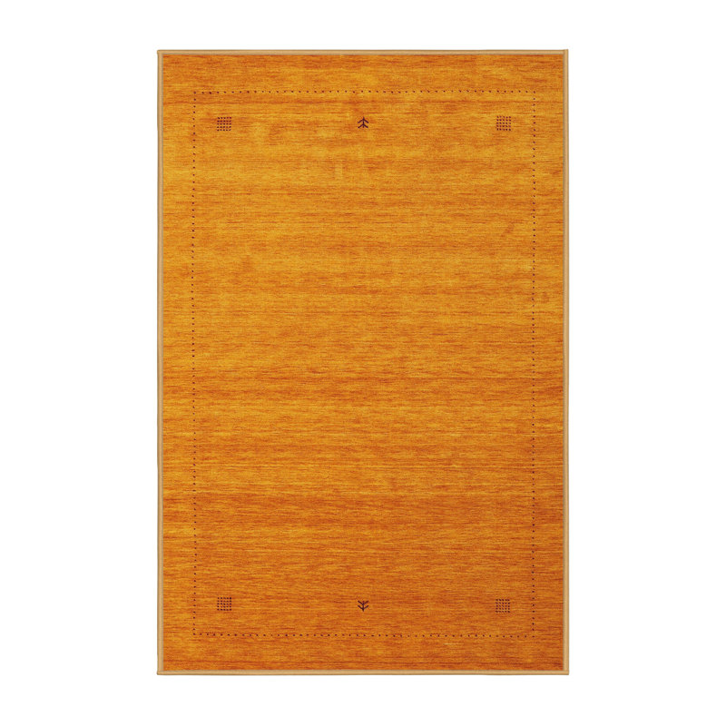 Tapis abstrait orange, Rectangle 4 pi x 6 pi