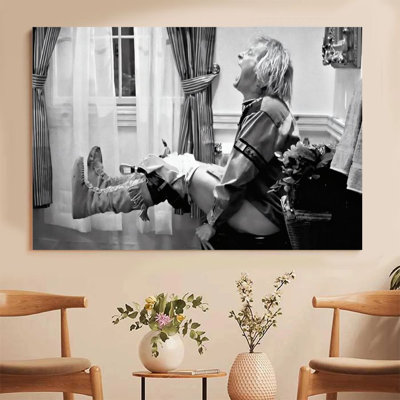 1Pc Framed Canvas Poster Print Roger Taylor, Rock Singer, Dramatic Portrait Style Wall Art Decor, Perfect for Room Decor Living Room Bedroom Office Kitchen Bathroom Home Decor, Ideal Home Wall Decoration Gift