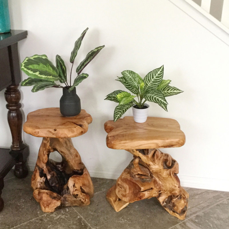 Gerrity Solid Wood End Table