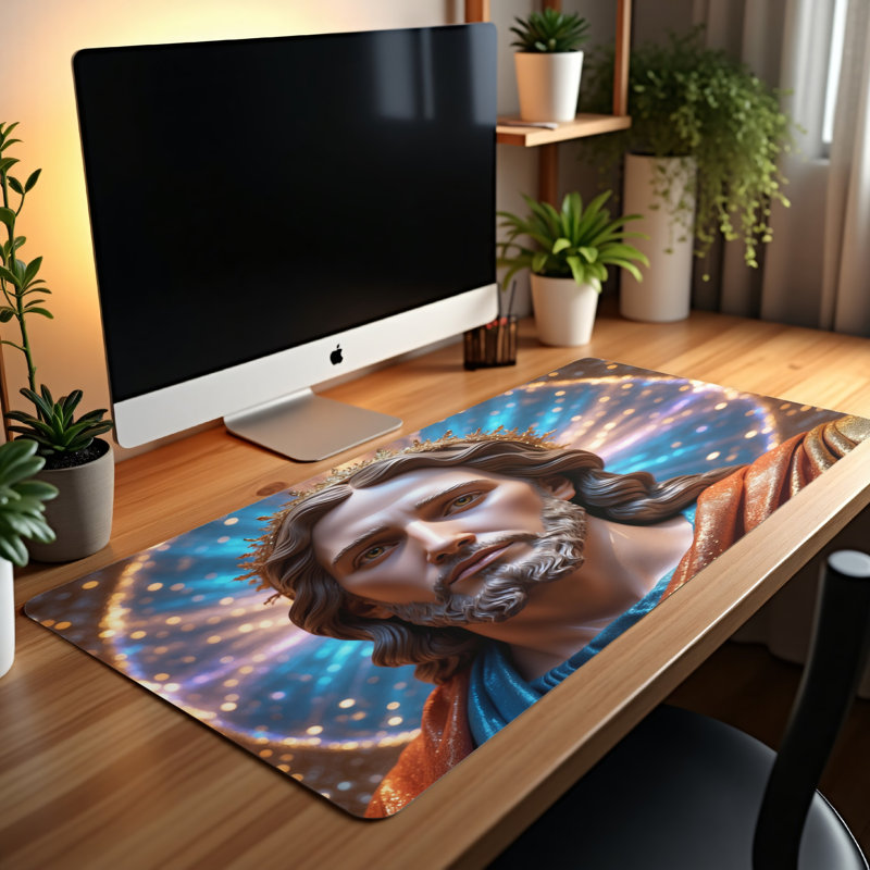 Polyester Desk Pad, 23.6x13.8