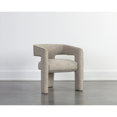 Chaise rembourrée Eleigha H 18,5 po - Taupe