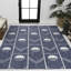 Tapis intérieur / extérieur bleu marine / crème Matthew-735473367