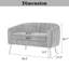 Mini causeuse en chenille 50,2 po-1441836335
