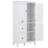 Storage Cabinet With Doors, Tall Storage Cabinet With Adjustable Shelves, 3 Drawers And 3 Enclosed Compartment