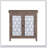 Rustic Natural Aged Brown Solid Wood Transitional Storage Cabinet – 31.89/