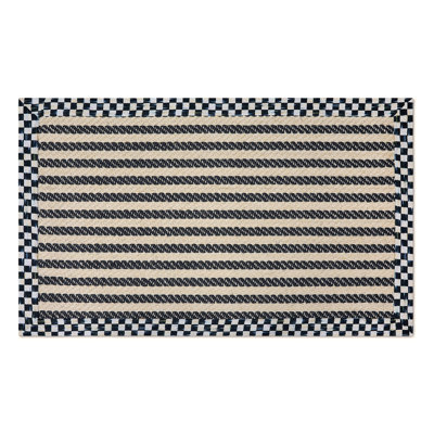 Courtly Check Herringbone Stripe Sisal Rug
