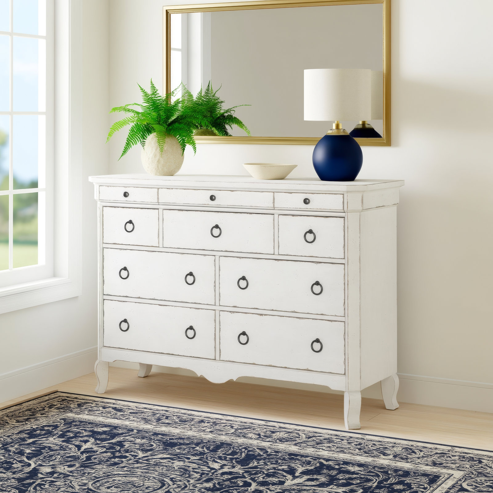 Country Living 10-Drawer Dresser