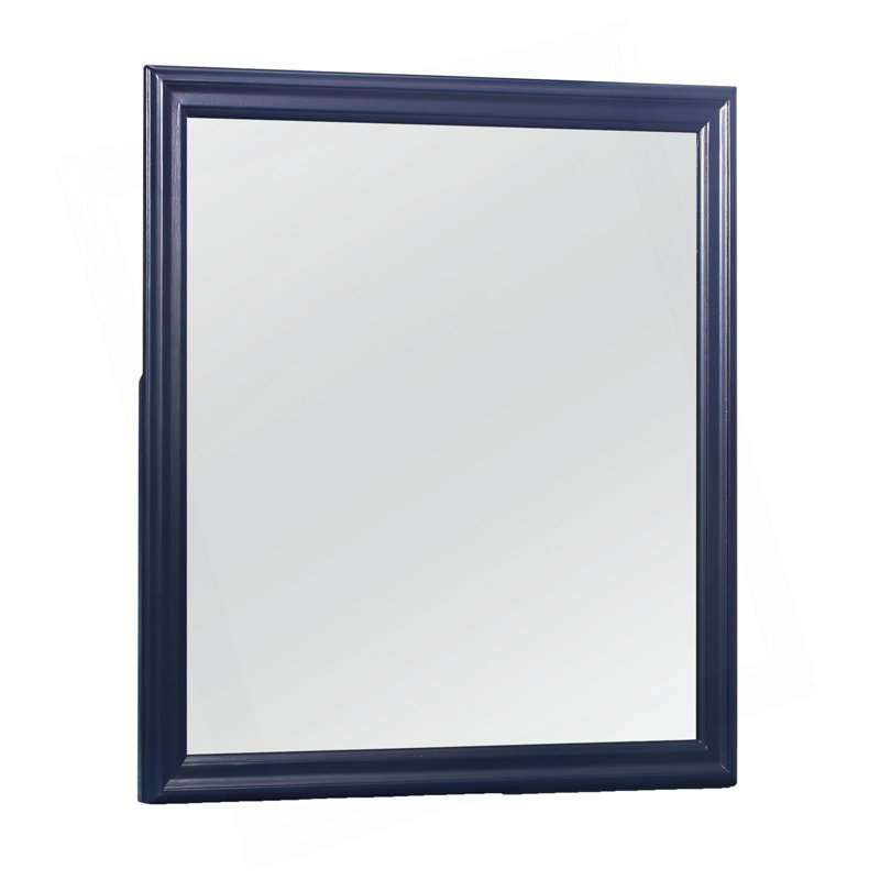 Miroir Charlston Blue (miroir inclus seulement), Bleu
