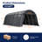 12 ft. W x 24 ft. D Heavy Duty Dome Carport Galvanized Steel Frame Anti Snow