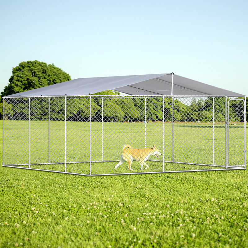 Niche pour chien d'extérieur avec auvent imperméable 181 po * 181 po * 71,65 po