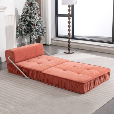 Canapé pliable orange