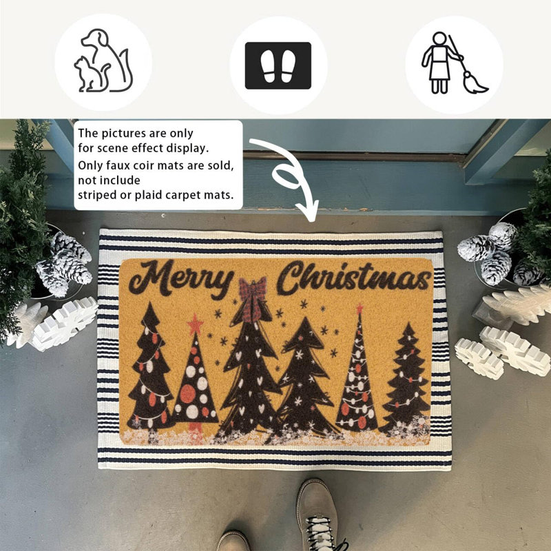 Paillasson antidérapant Winter Xmas Welcome-Doormat