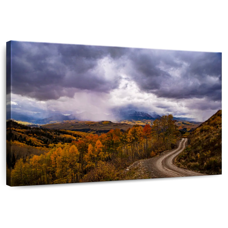 Roadside Aspen Trees, 30" H x 45" W