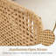 Causeuse modulaire en osier Boho