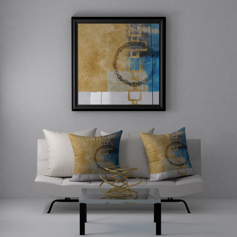 Housse de coussin décorative carrée chic Proud, 24" X 24"