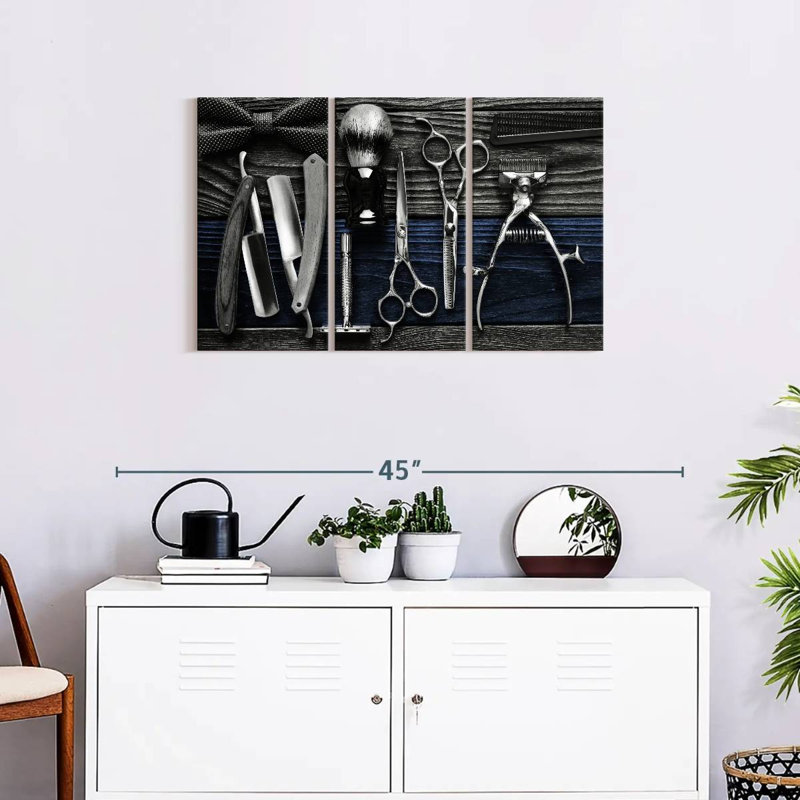 Ensemble 3 pièces Pop Tools sur toile, H 33 po x l 20 po x P 1,25 po