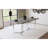 Savona Grey Faux Marble Rectangular Dining Table