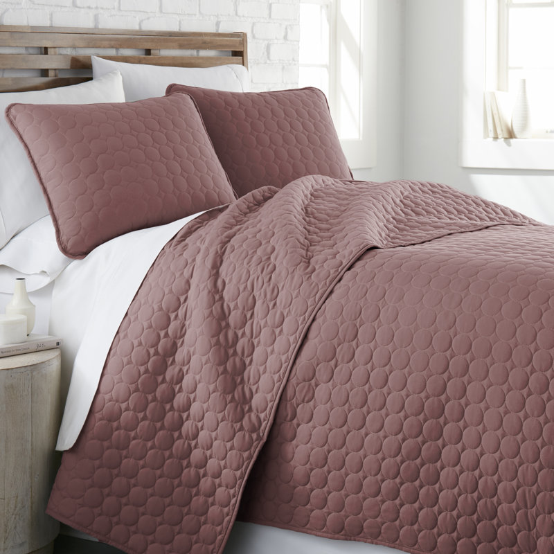 Rose Twin Quilt Set with Standard Sham