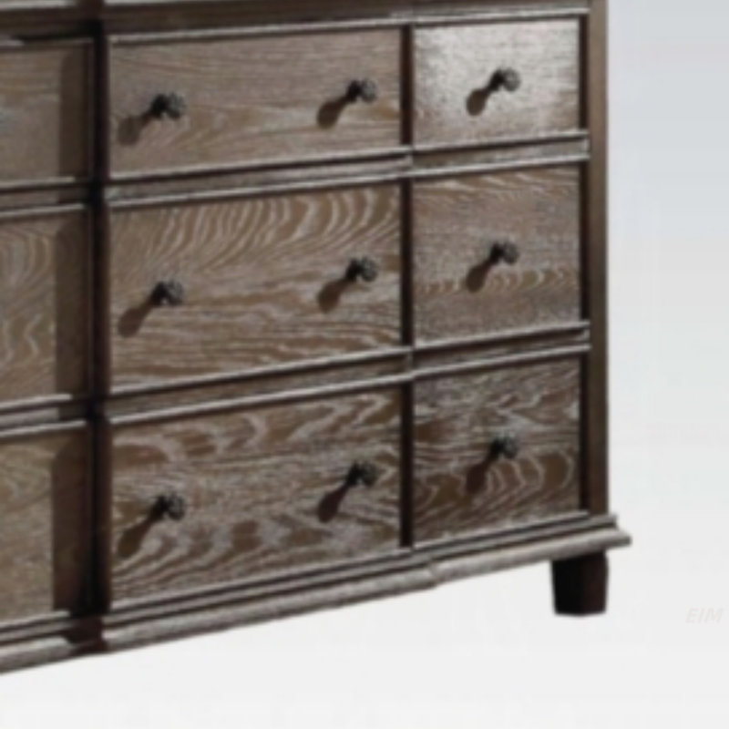 Commode à finition chêne vieilli Baudouin (Commode)