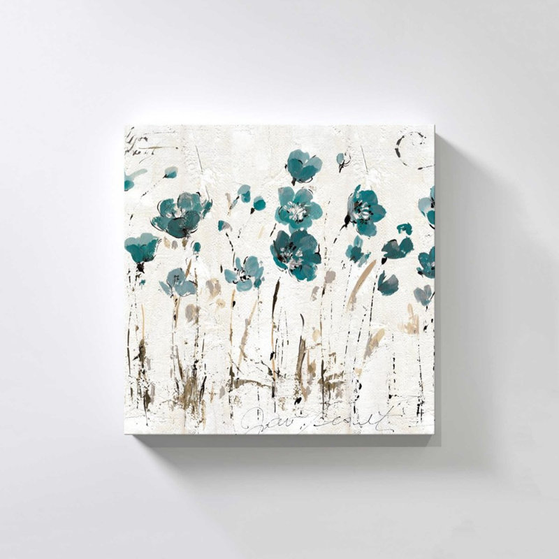 «Abstract Balance IV Blue» par Lisa Audit - impression sur toile, H 20 po x l 20 po, Ne s’applique pas