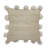 20" X 20" Tan Jute Zippered Pillow