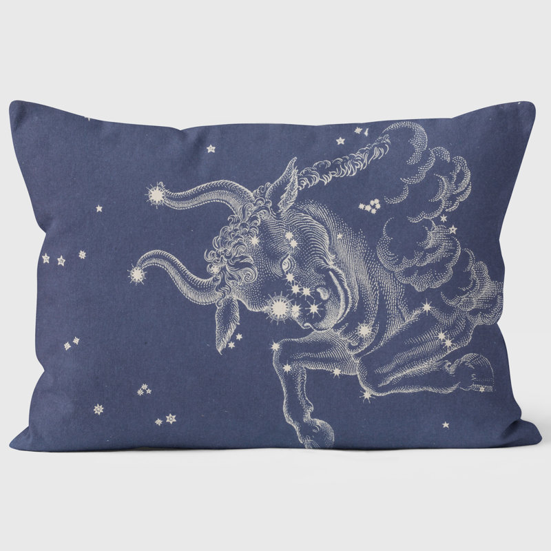 Taurus Zodiac Sign - "Starry - Starry Night" Cushion