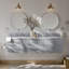 Base de meuble-lavabo double mural 72 po Megrez seulement-76034539