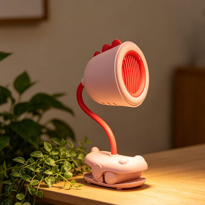 Mini ventilateur de bureau portatif avec fonction répulsive USB Kondieu, pink