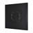 Equal Quadrants Black a Handmade Original Framed 3D Textured Artwork under Glass