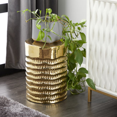 Celka Stone Top End Table