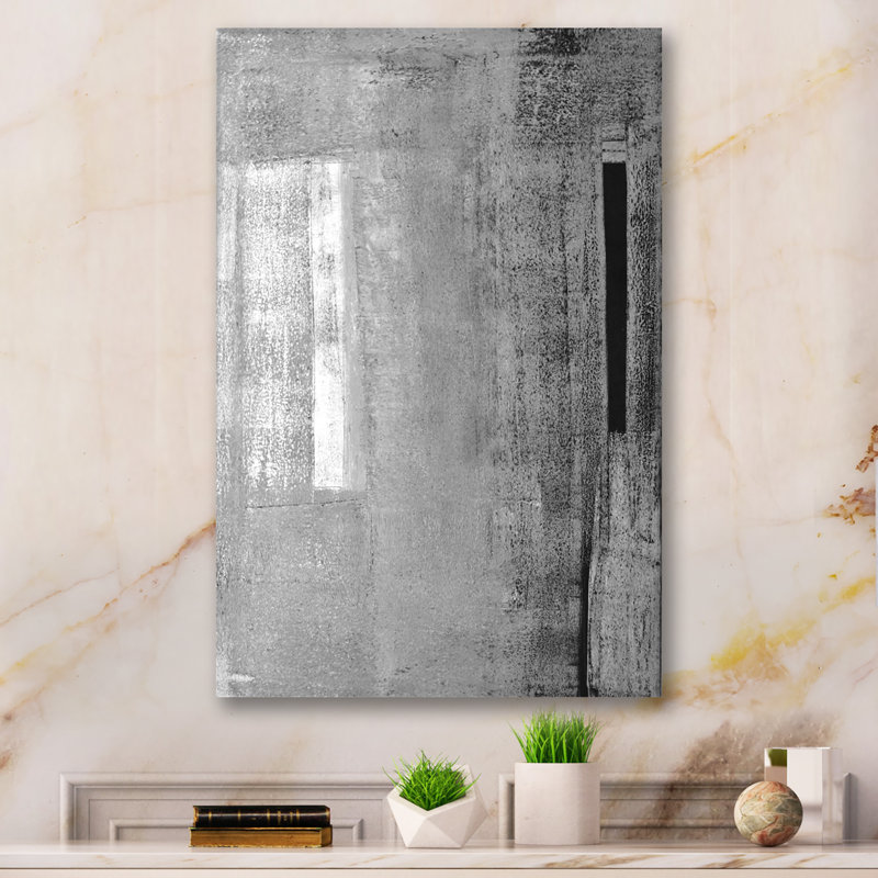 Art moderne gris et bleu II 2PT47789, H 32 po x l 16 po x P 1 po
