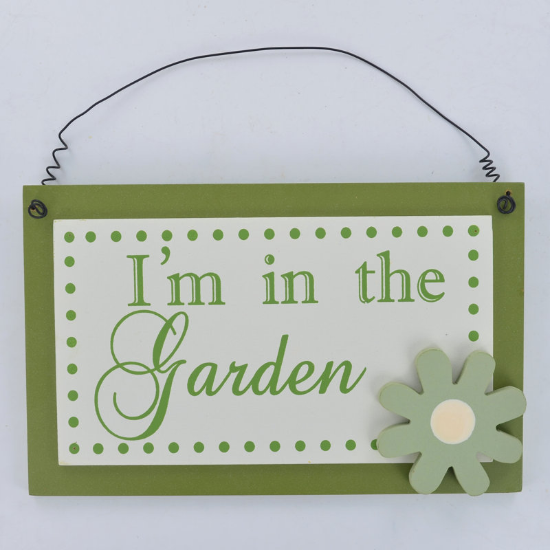 Billerica Wood Plants & Flowers Garden Plaque