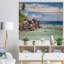 « magnifiques seychelles de la côte rocky coast »-impression-34273605-34273607