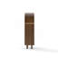 Petite bibliothèque arquée, armoire de rangement arquée, bibliothèque supérieure arquée en bois moderne avec 3 tablettes, étagère de rangement à 3 niveaux avec finition vernie pour le salon, la chambre à coucher, le vestibule-303399854
