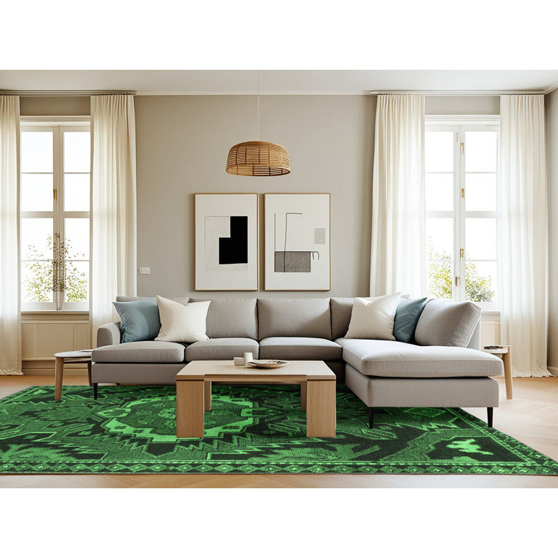 Amreeta Performance Oriental Indoor Rug, Rectangle 8' x 10'