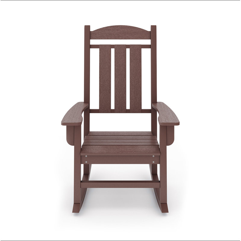 Chaise berçante Traditional, Brun