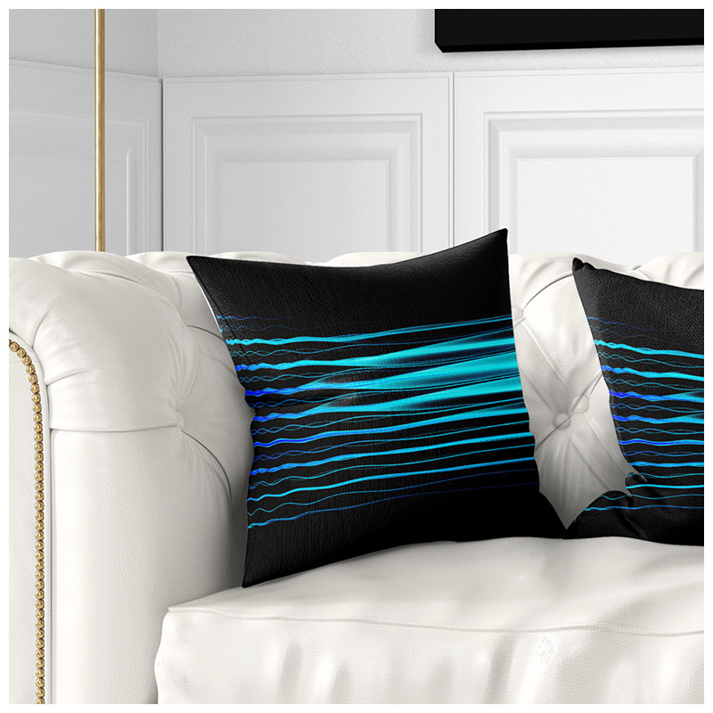  Coussin Abstract, 16 po x 1 po, Coussin décoratif