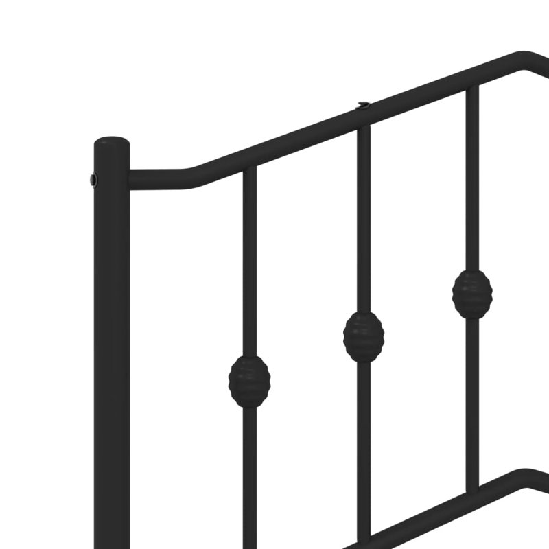 Camyria Metal Bed Frame, Sturdy Steel, No Mattress, Twin XL, Black