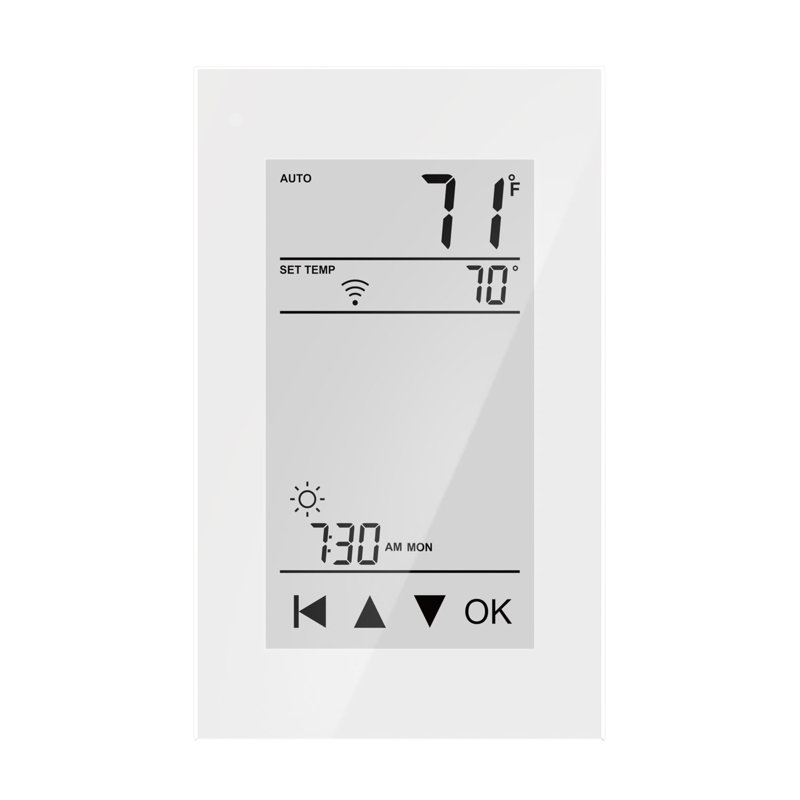 Quietwarmth THERMAEGH 4 Inch Smart Home Wifi Thermostat For Floor Heating System