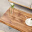 Table basse en MDF Cohette avec pieds en verre trempé-115277795